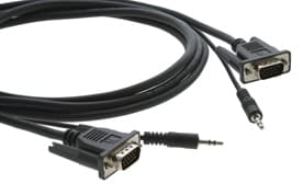 Kramer C-MGMA/MGMA Series C-MGMA/MGMA-10 - VGA-kaapeli - HD-15 (VGA) stereo minijakki (uros) - HD-15 (VGA) stereo minijakki (uros) - 3 m - muotoiltu
