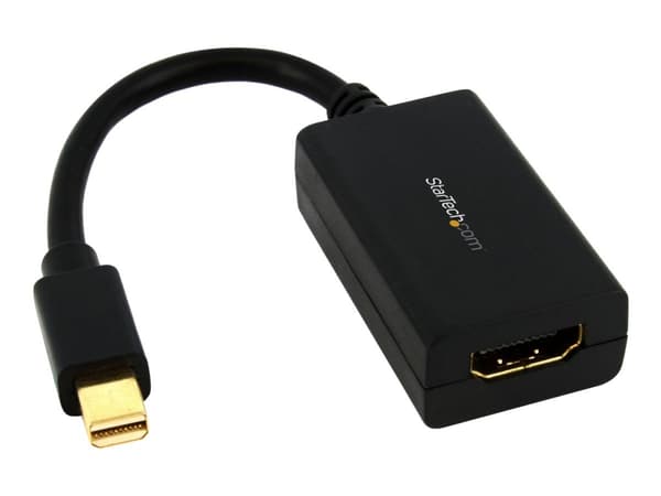 StarTech.com Mini DisplayPort to HDMI Adapter - 1080p - Thunderbolt Compatible - Mini DP Converter for HDMI Display or Monitor (MDP2HDMI) - Video ada