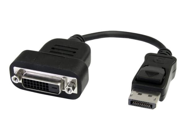 StarTech.com DisplayPort to DVI Adapter - Active Conversion - 1920x1200 - DP to DVI Single Link Converter for DVI-D Display (DP2DVIS) - DisplayPort-a