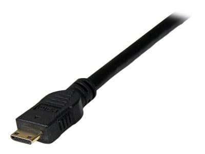 StarTech.com 1m (3.3 ft) Mini HDMI to DVI Cable, DVI-D to HDMI Cable (1920x1200p), 19 Pin HDMI Mini (C) Male to DVI-D Male, Digital Monitor Cable Ada