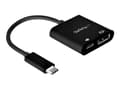 Miniatyrbild 2 av 5: StarTech.com USB-C till DisplayPort-adapter med strömförsörjning - 8K 30 Hz - USB-/DisplayPort-adapter - 24 pin USB-C (hane) till DisplayPort, 24 pin