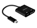 Miniatyrbild 1 av 5: StarTech.com USB-C till DisplayPort-adapter med strömförsörjning - 8K 30 Hz - USB-/DisplayPort-adapter - 24 pin USB-C (hane) till DisplayPort, 24 pin