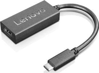 Lenovo - Video adapter - 24 pin USB-C hann til HDMI hunn - svart - støtte for 4K 60 Hz (3840 x 2160)
