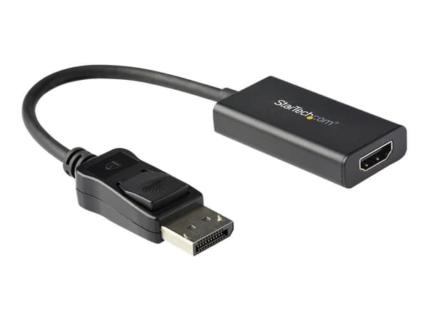StarTech.com DisplayPort to HDMI Adapter, 4K 60Hz HDR10 Active DisplayPort 1.4 to HDMI 2.0b Video Converter, 4K DP to HDMI Adapter Dongle for Monitor
