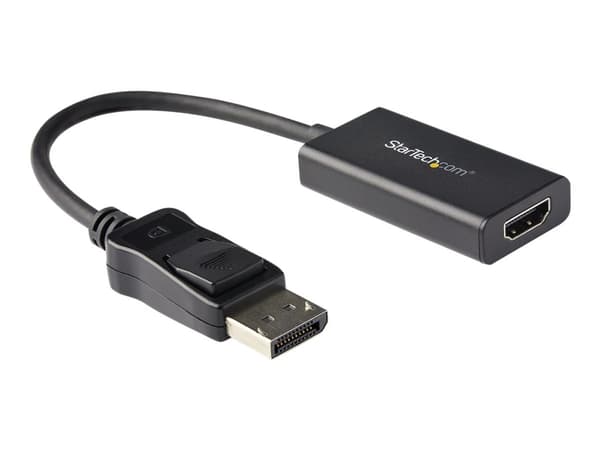 StarTech.com DisplayPort to HDMI Adapter, 4K 60Hz HDR10 Active DisplayPort 1.4 to HDMI 2.0b Video Converter, 4K DP to HDMI Adapter Dongle for Monitor