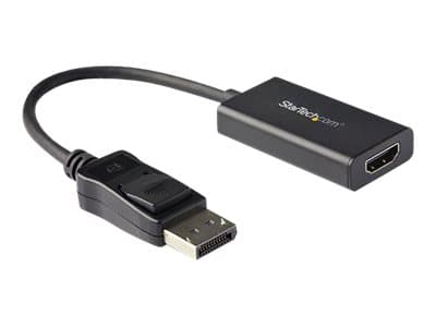 StarTech.com DisplayPort to HDMI Adapter, 4K 60Hz HDR10 Active DisplayPort 1.4 to HDMI 2.0b Video Converter, 4K DP to HDMI Adapter Dongle for Monitor