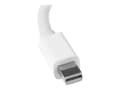 Miniatyrbild 3 av 5: StarTech.com A/V-reseadapter: 2-i-1 Mini DisplayPort till HDMI eller VGA-konverterare - Videokonverterare - DisplayPort - HDMI, VGA - vit - för Apple