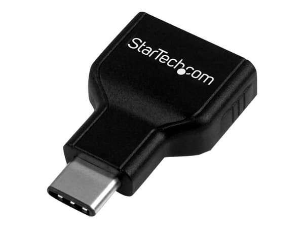 StarTech.com USB-C till USB-A-adapter - M/F - USB 3.0 - USB-adapter - 24 pin USB-C (hane) till USB typ A (hona) - USB 3.1 - svart - för P/N: HB31C2A1