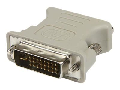StarTech.com DVI to VGA Cable Adapter - DVI (M) to VGA (F) - 1 Pack - Male DVI to Female VGA (DVIVGAMF) - VGA-adapter - DVI-I (hann) til HD-15 (VGA)