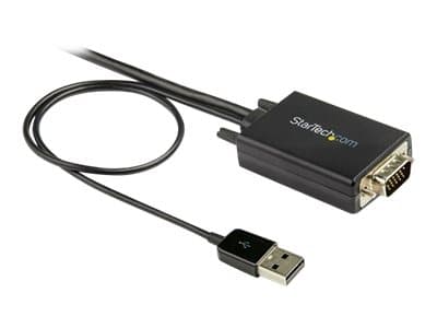StarTech.com 2m VGA to HDMI Converter Cable with USB Audio Support & Power, Analog to Digital Video Adapter Cable to connect a VGA PC to HDMI Display