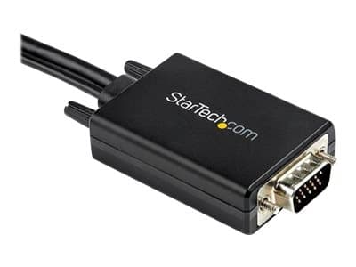 StarTech.com 2m VGA to HDMI Converter Cable with USB Audio Support & Power, Analog to Digital Video Adapter Cable to connect a VGA PC to HDMI Display