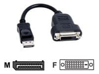 Matrox TripleHead2go upgrade - Displayadapter - DisplayPort (hann) til DVI-D (hunn) - 20 cm - for Matrox M9128 LP, M9138, M9148, M9188; Graphics eXpa