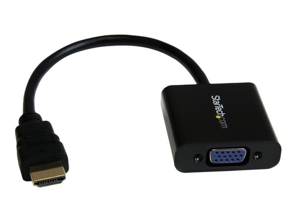 StarTech.com 1080p 60Hz HDMI-VGA High Speed Display Adapter - Aktiivinen HDMI-VGA (uros-naaras) videomuunnin kannettavalle tietokoneelle/PC/Monitoril