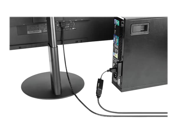 StarTech.com DisplayPort to HDMI Adapter - DP to HDMI - 4K 60Hz (DP2HD4K60S) - Videokonverter - DisplayPort - HDMI - for P/N: DK30C2DAGPD, TB32DP14,