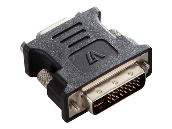 V7 - VGA-adapter - DVI-I (hann) til HD-15 (VGA) (hunn) - svart