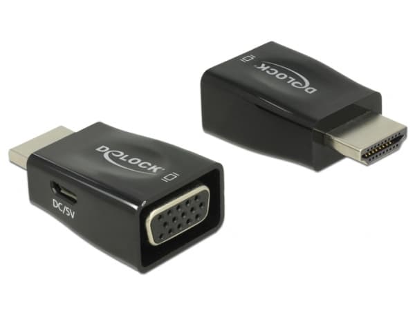 Delock - Videomuuntaja - HDMI - VGA - lajittelu