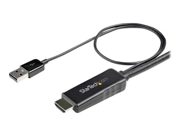 StarTech.com 3m HDMI to DisplayPort Adapter Cable with USB Power - 4K 30Hz Active HDMI to DP 1.2 Converter (HD2DPMM3M) - Videokabel - HDMI, USB (kun
