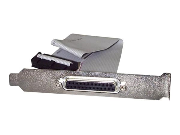 StarTech.com 16in DB25 Parallel Female to IDC 25 Pin Header Slot Plate ...