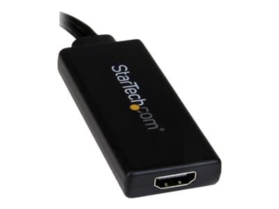StarTech.com VGA till HDMI-adapter med USB-audio & -ström – bärbar VGA till HDMI-konverterare – 1080p - Adapterkabel - HD-15 (VGA), USB typ B hane ti