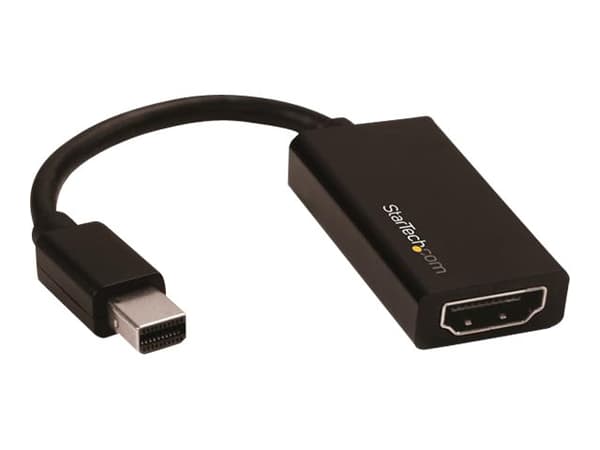 StarTech.com Mini DisplayPort til HDMI-adapter - 4K mDP til HDMI-konverter - UHD 4K 60Hz (MDP2HD4K60S) - Videotransformator - DisplayPort - HDMI