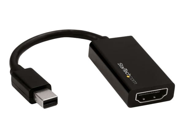 StarTech.com Mini DisplayPort til HDMI-adapter - 4K mDP til HDMI-konverter - UHD 4K 60Hz (MDP2HD4K60S) - Videotransformator - DisplayPort - HDMI