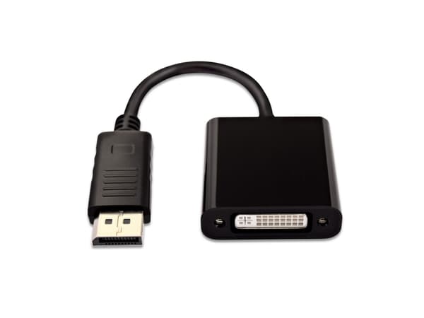 V7 - Videokort - DisplayPort (hane) till DVI-D (hona) - DisplayPort 1.1 - stöd för 1080p - svart