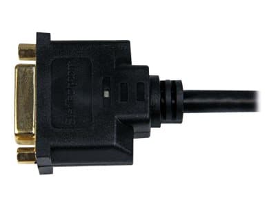StarTech.com 20 cm HDMI till DVI-D-videokabeladapter - HDMI-hane till DVI-hona - Videokort - HDMI hane till DVI-D hona - 20.32 cm - skärmad - svart -