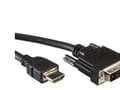 Miniatyrbilde 2 av 5: Value DVI (18+1)/HDMI 2m, 2 m, HDMI, DVI-D, Sort, Hankjønn/hankjønn