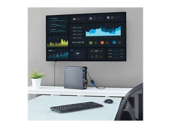 StarTech.com DP2VGA3 videokabelkobling 0,1 m DisplayPort VGA (D-Sub) Sort
