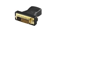 Goobay 68931, HDMI Type-A, DVI-D (24+1 pin), Svart
