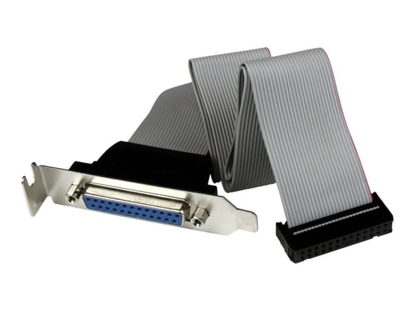StarTech.com DB25 (F) - IDC26 DB-25 25 pin D-Sub IDC 26 pin Motherboard Header Grå