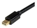 Miniatyrbilde 3 av 5: StarTech.com Mini DisplayPort to HDMI Adapter Cable - mDP to HDMI Adapter with Built-in Cable - Black - 5 m (15 ft.) - Ultra HD 4K 30Hz (MDP2HDMM5MB)