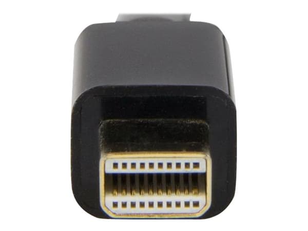 StarTech.com Mini DisplayPort to HDMI Adapter Cable - mDP to HDMI Adapter with Built-in Cable - Black - 5 m (15 ft.) - Ultra HD 4K 30Hz (MDP2HDMM5MB)
