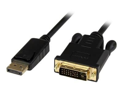 StarTech.com 6 ft DisplayPort to DVI Active Adapter Converter Cable - 6ft (1.8m) Active DP to DVI M/M Cable for PC - 1920x1200 - Black (DP2DVIMM6BS)
