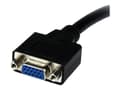 Miniatyrbilde 5 av 5: StarTech.com 8in DVI to VGA Cable Adapter - DVI-I Male to VGA Female Dongle Adapter (DVIVGAMF8IN) - VGA-adapter - DVI-I (hann) til HD-15 (VGA) (hunn)