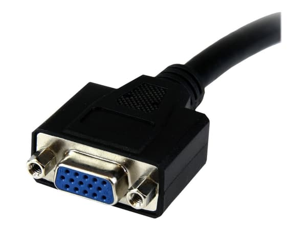 StarTech.com 8in DVI to VGA Cable Adapter - DVI-I Male to VGA Female Dongle Adapter (DVIVGAMF8IN) - VGA-adapter - DVI-I (hann) til HD-15 (VGA) (hunn)