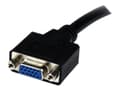 Miniatyrbilde 1 av 5: StarTech.com 8in DVI to VGA Cable Adapter - DVI-I Male to VGA Female Dongle Adapter (DVIVGAMF8IN) - VGA-adapter - DVI-I (hann) til HD-15 (VGA) (hunn)