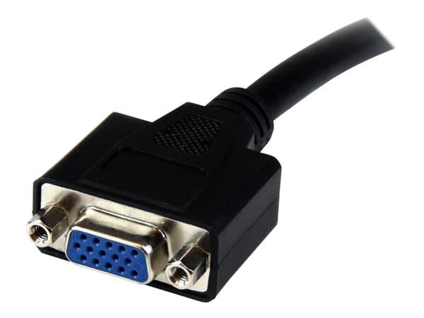 StarTech.com 8in DVI to VGA Cable Adapter - DVI-I Male to VGA Female Dongle Adapter (DVIVGAMF8IN) - VGA-adapter - DVI-I (hann) til HD-15 (VGA) (hunn)