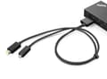Miniatyrbilde 4 av 5: Lenovo Split Kabel - Thunderbolt kabel (han) (han) - Thunderbolt 3 - 67 cm - sort - CRU