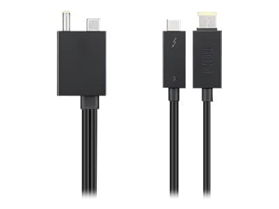 Lenovo Split Kabel - Thunderbolt kabel (han) (han) - Thunderbolt 3 - 67 cm - sort - CRU