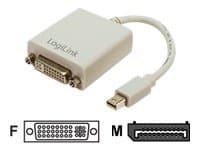 LogiLink - Displayadapter - Mini DisplayPort (hann) til DVI-I (hunn) - 9 cm