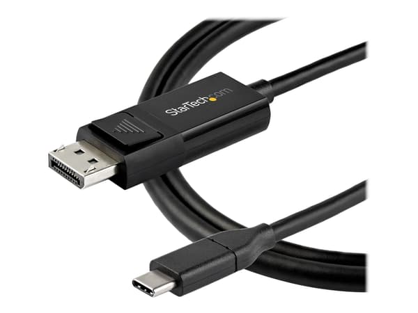 StarTech.com 3ft/1m USB C to DisplayPort 1.4 Cable 8K 60Hz/4K, Bidirectional DP to USB-C or USB-C to DP Reversible Video Adapter Cable, HBR3/HDR/DSC,