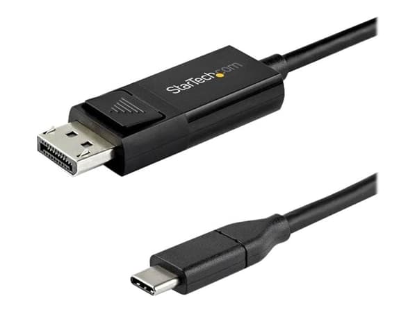 StarTech.com 3ft/1m USB C to DisplayPort 1.4 Cable 8K 60Hz/4K, Bidirectional DP to USB-C or USB-C to DP Reversible Video Adapter Cable, HBR3/HDR/DSC,