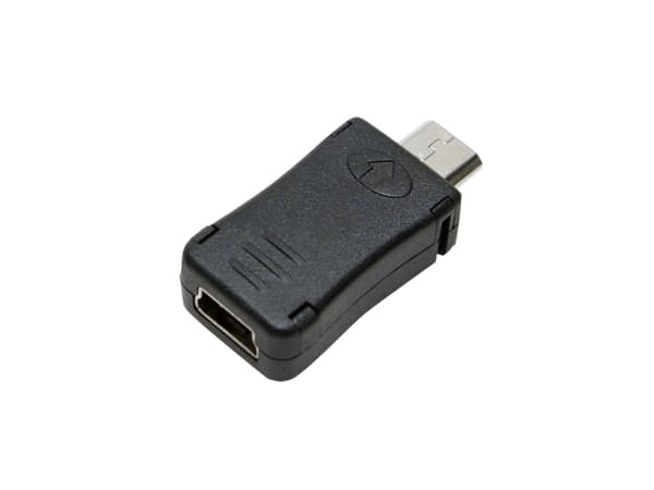LogiLink AU0010, Micro USB, Mini USB, Svart