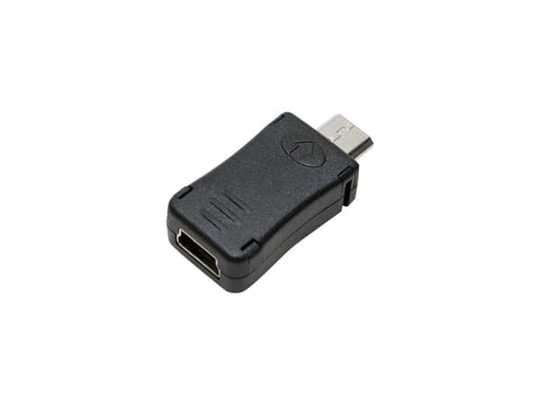 LogiLink AU0010, Micro USB, Mini USB, Svart