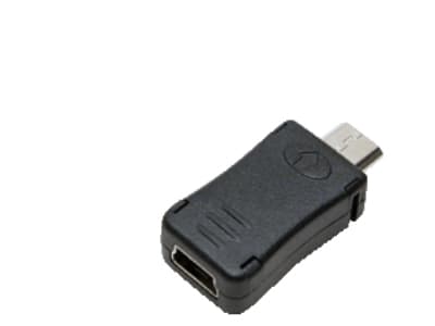 LogiLink AU0010, Micro USB, Mini USB, Svart
