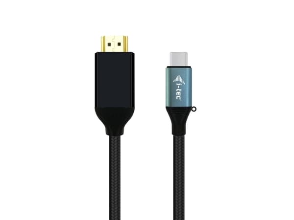 i-Tec - Video/lydkabel - 24 pin USB-C hann til HDMI hann - 1.5 m - 4K-støtte