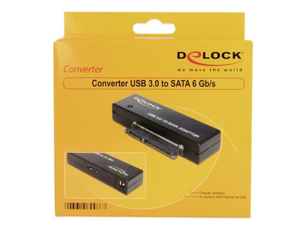 Delock Converter USB 3.0 to SATA - Kontrollerkort - SATA 6Gb/s - USB 3.0