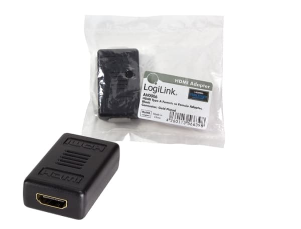 LogiLink HDMI Adapter, HDMI, HDMI, Sort
