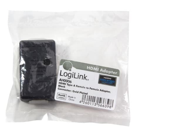 LogiLink HDMI Adapter, HDMI, HDMI, Sort